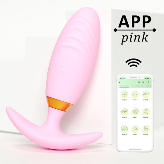 APP remote control vibrating jumping egg flirting vibrator, male and female shared masturbator, wearing anal harem