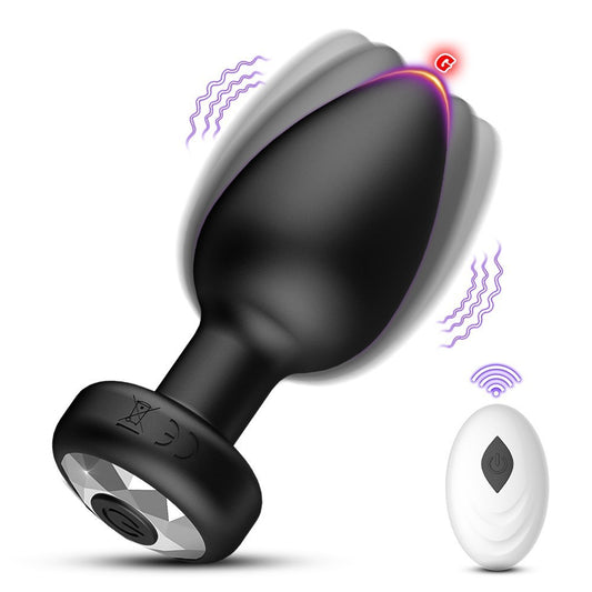Anal Plug Vibrator for Men Women Butt Plug Men Prostrate Massager Female Buttplug Remote Control Adult Sex Toys for Women Men Gay